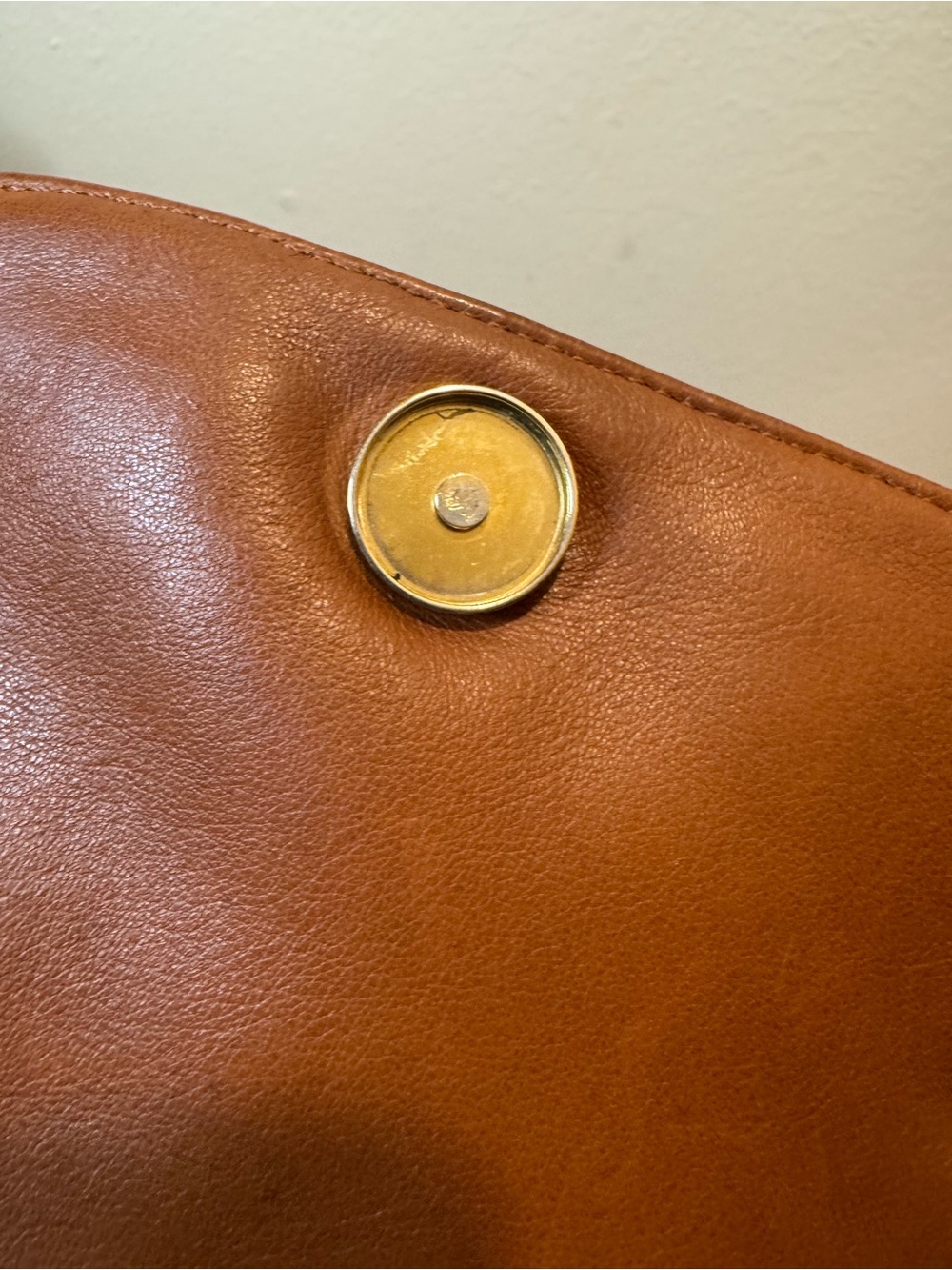 TravelSmith tan leather-trimmed black tote - Picture 9 of 11